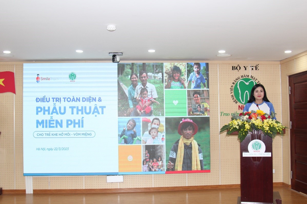 NSND Thu Hà – Đại sứ của Tổ chức Smile Train